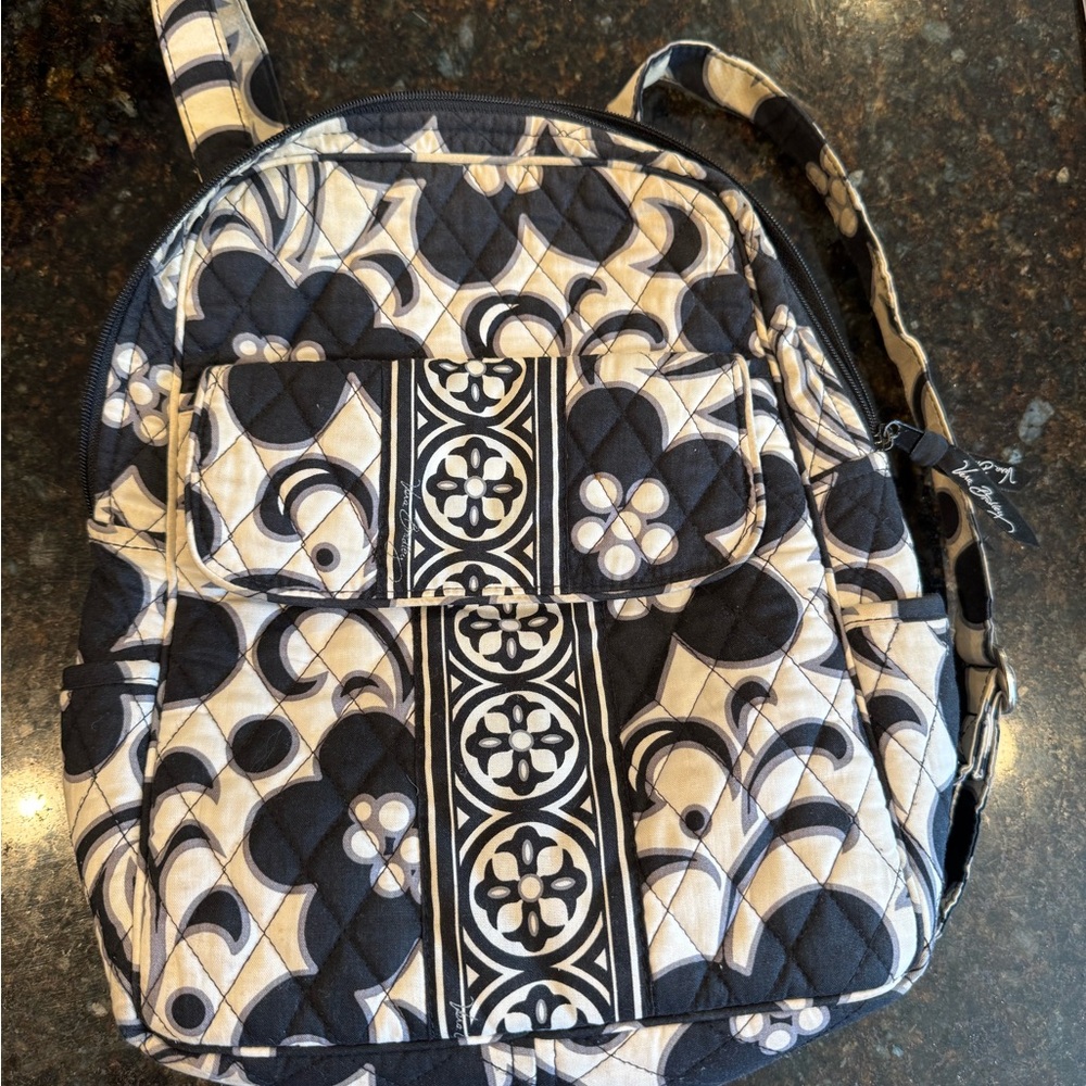 Vera Bradley Small Backpack - Retired Night & Day Pattern